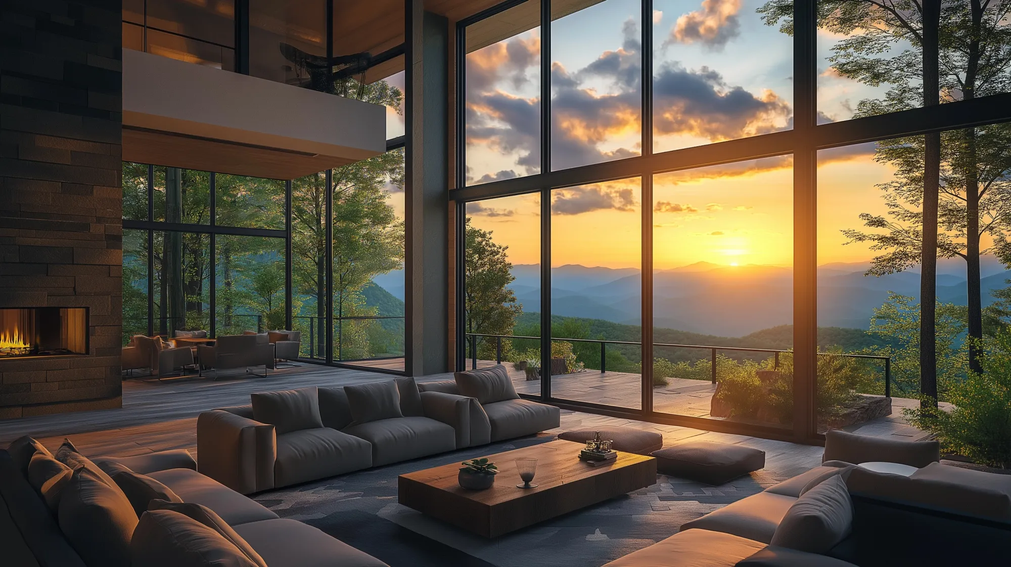 Luxury Interior with Patio