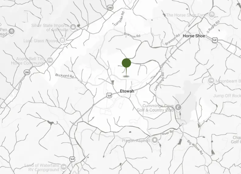 Etowah, NC Map