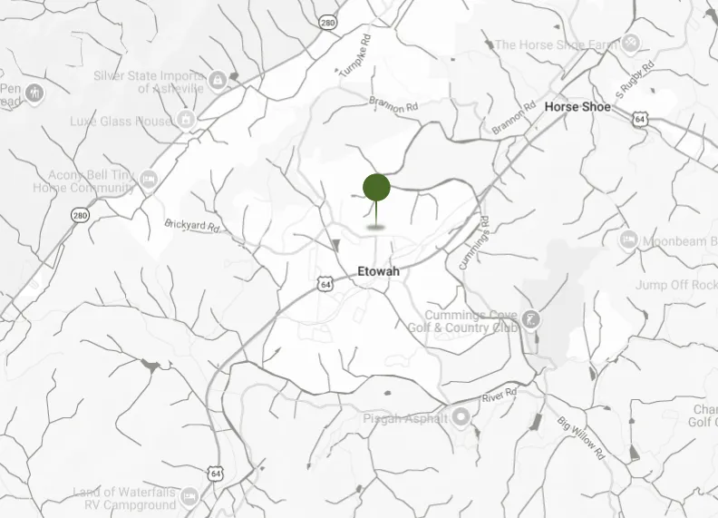 Etowah, NC Map