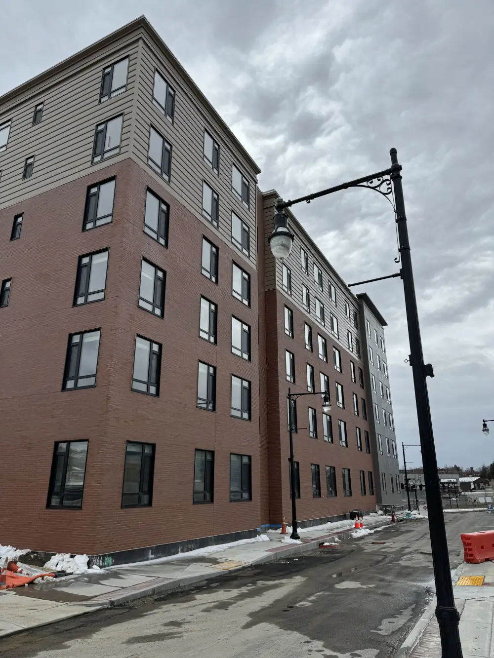 Exterior of commercial building