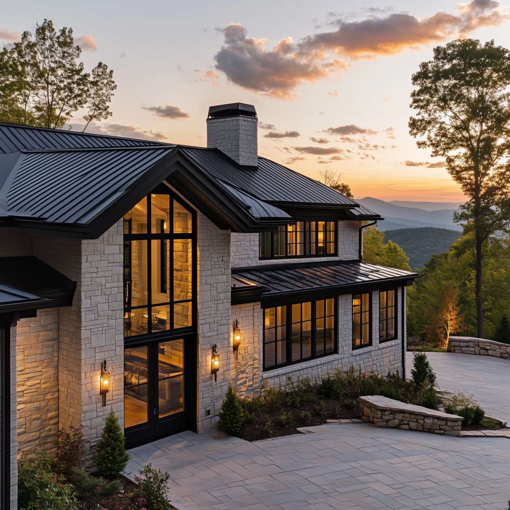 High end home in WNC
